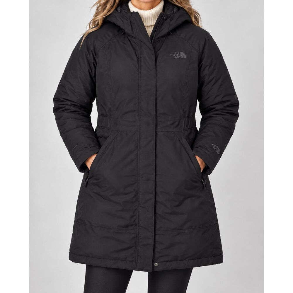 The North Face Women’s L Arctic Parka Black 550 Down DryVent Long Winter Coat